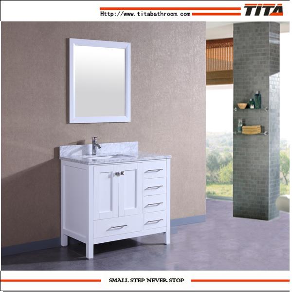 modern allen roth single sink bathroom vanity