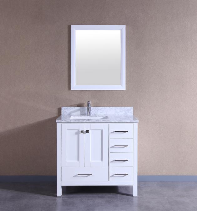 Modern Allen Roth Single Sink Bathroom