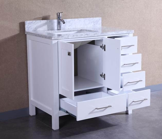 Modern Allen Roth Single Sink Bathroom