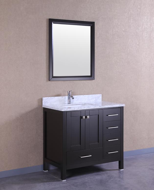 Modern Allen Roth Single Sink Bathroom