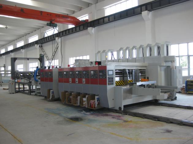 Flexo printer slotter die cutter beater stacker
