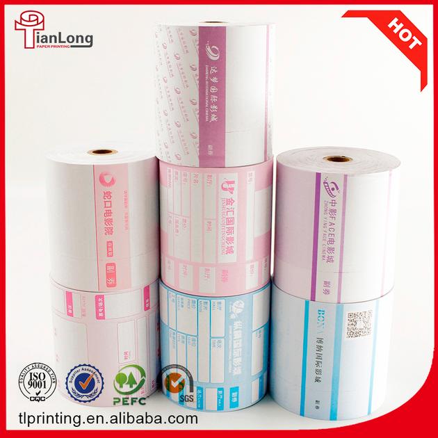 custom concert movie thermal ticket rolls