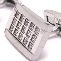 Stainless steel cuff links