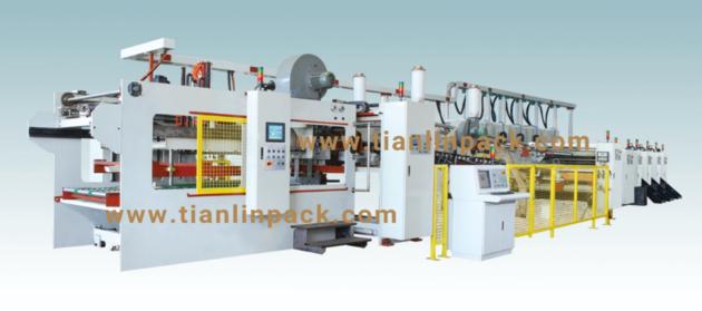 Inline folder gluer