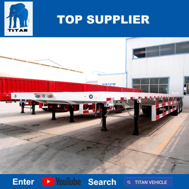 TITAN VEHICL 3 axle 60T shipping container transport trailer