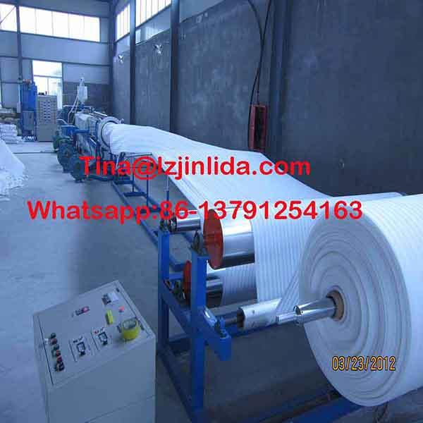 epe foam sheet extrusion making machine