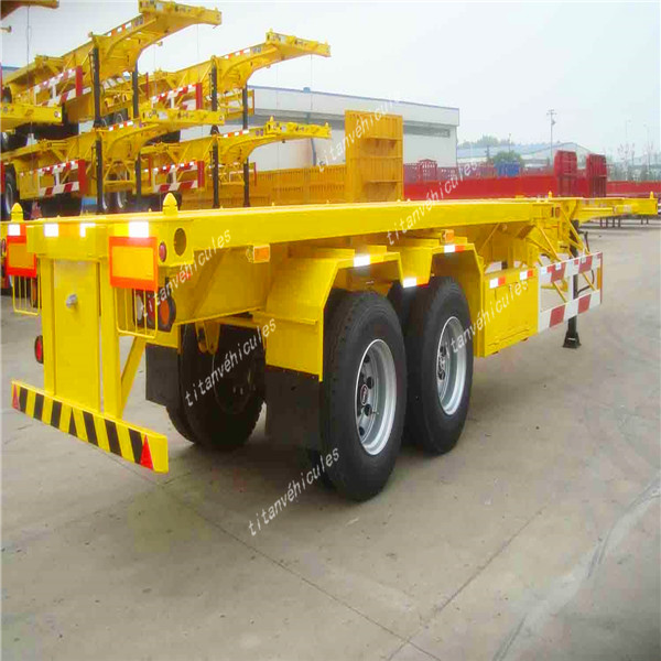 Titan Container Chassis 20 feet 40FT Skeleton Semi Trailer for sale