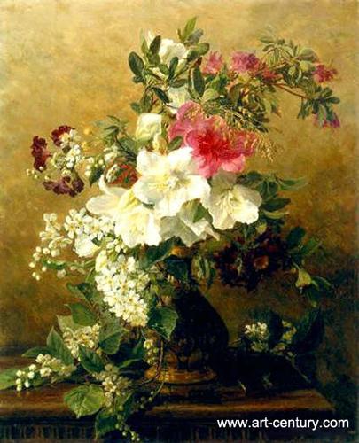 Flower oil painting