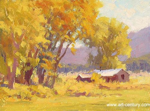Landscape oil painting