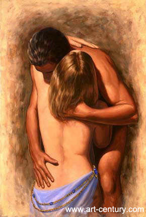 Angell & nude Oil Painting