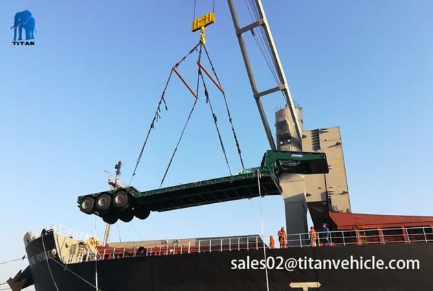 TITAN VEHICLE 80 Ton Gooseneck Lowbed Trailer