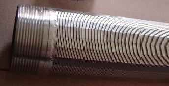V wire water well screen,stainless steel wedge wire screen,slot drum screen