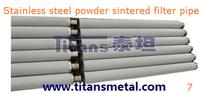 stainless steel powder sintered filter pipe