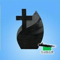 black granite gravestones