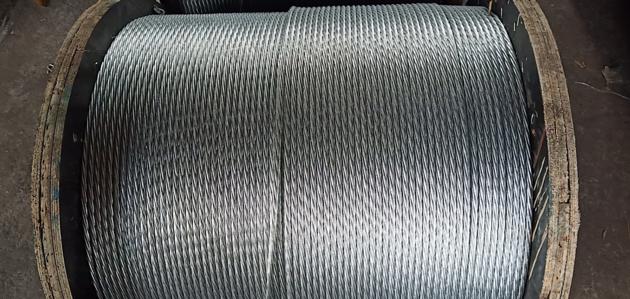 Zn-5%Al-mischmetal alloy-coated steel wire strands  (galfan) 