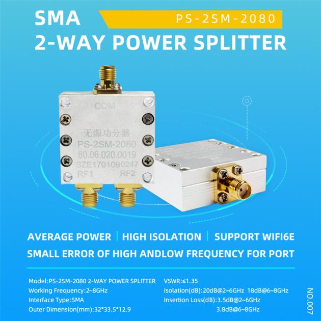 2021 Hot-Selling 2SM Power Splitter