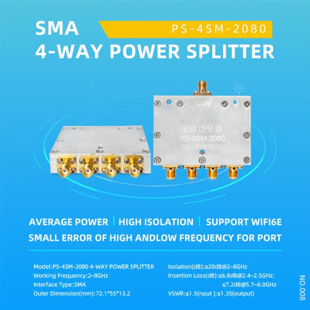 2021 Hot-Selling 4SM Power Splitter
