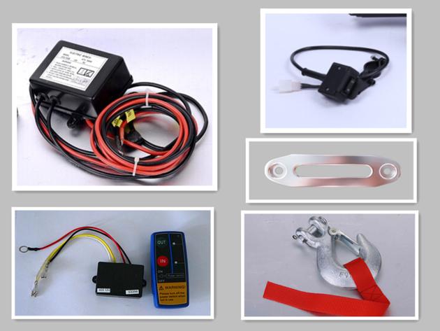 4500LB Electric Synthetic Rope Winch