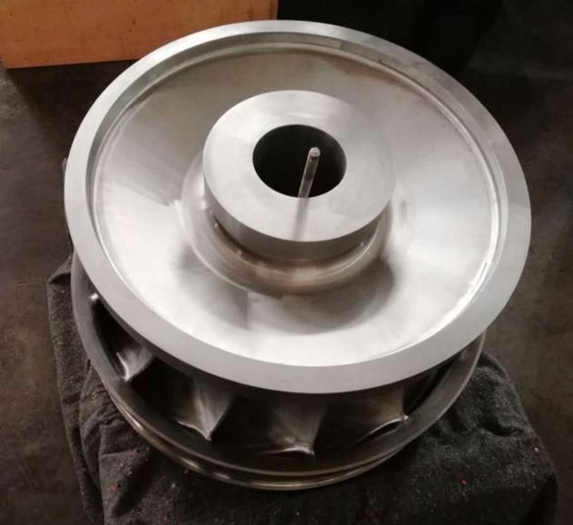 Monoblock Forged CNC Machining Francis Turbine