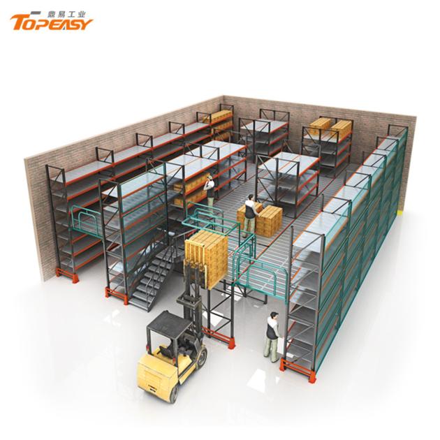 2 Tier Industrial Warehouse Storage Steel