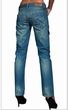 Ladies straight leg jeans