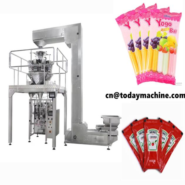 Factory supply Automatic Weighing Frozen Chicken Feet Fish Packaging Machine