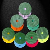 7.2.2 125mm diamond dry polishing pad: polishing tool