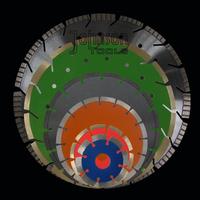 Diamond saw blade for general purpose: laser saw blade of small size
