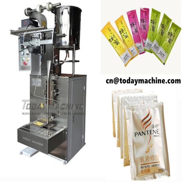 High speed 15ml hair dye shampoo detergent sachet filling packing machine