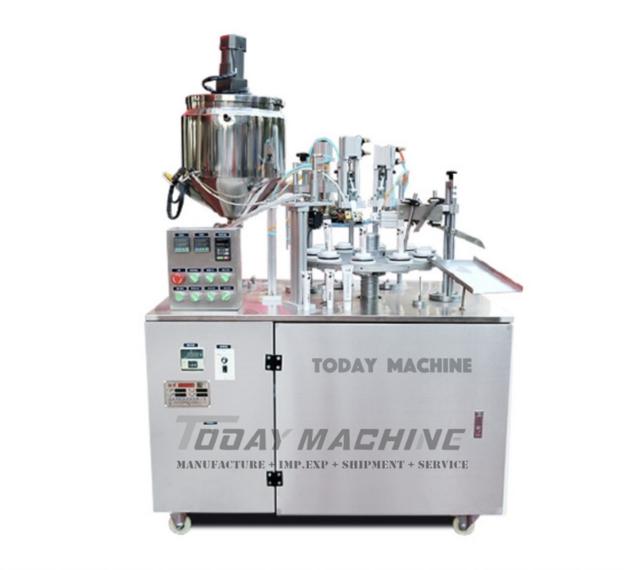 Laminated Tube Filling And Sealing Machine For Cream