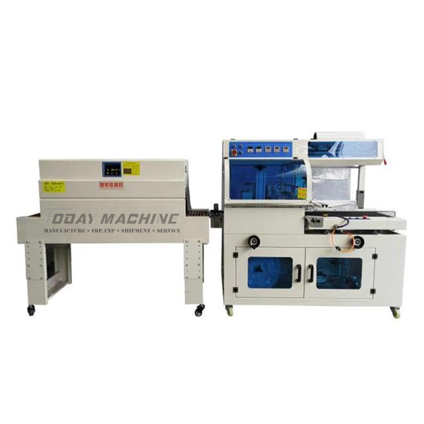 L bar sealing cutting sealer with shrink wrapping machine