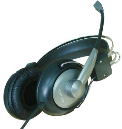 Supply stereo headphone with mic TP-318
