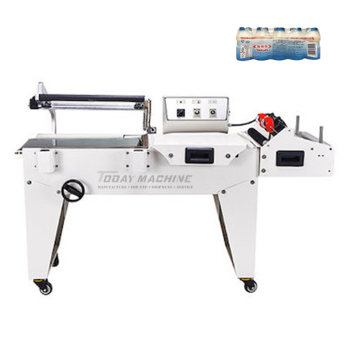 Bottle Shrink Wrap Machine packaging and wrapping yogurt