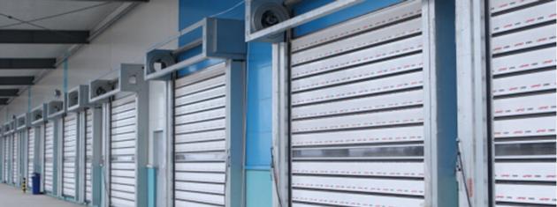 aluminum alloy High speed hard door