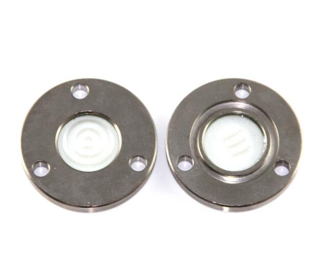Flange sight glass for oil level regulator