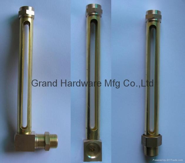 Male thread brass tube oil level indicator
