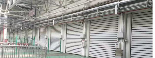 high quality High speed hard Commercial door