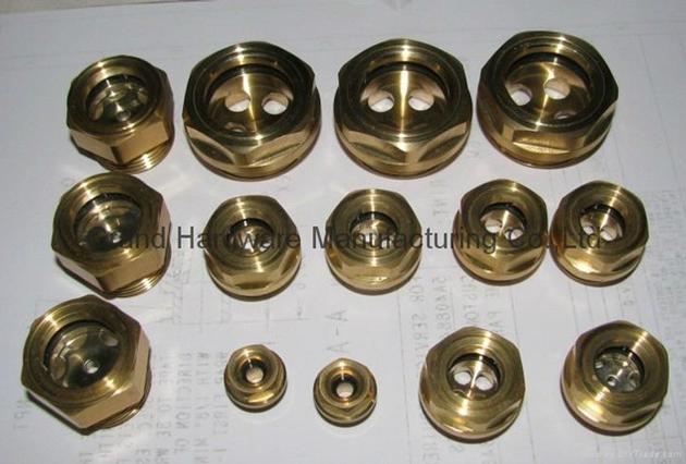 male threaded oil sight glass