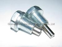 Steel drain plugs with magnet