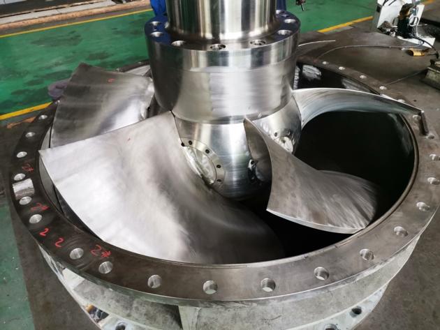 High-efficiency Cast and CNC-machining Tubular/Bulb Head Turbine for Power Station
