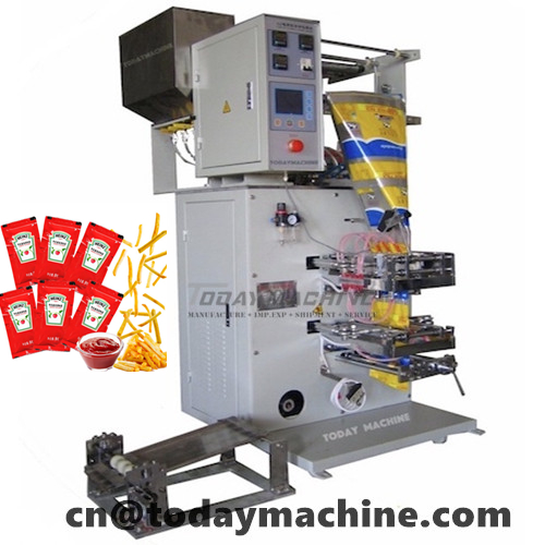 Bagged ketchup Multi Lane Liquid Packager With Filling