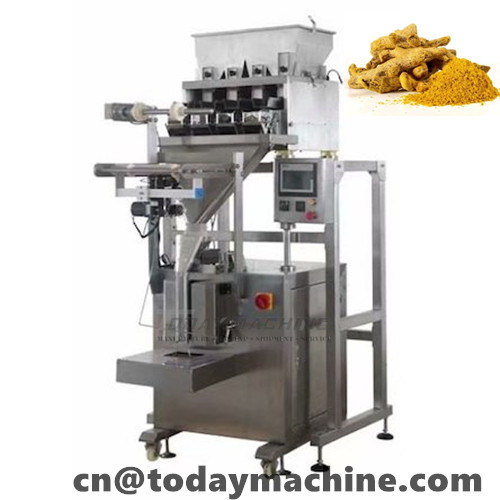 Powder Packaging Machine with Multi Head Weigher for Turmeric Powder