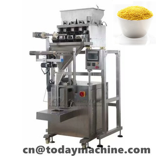 Agricultural Granule Packaging Machine with Multi Head Weigher for bean