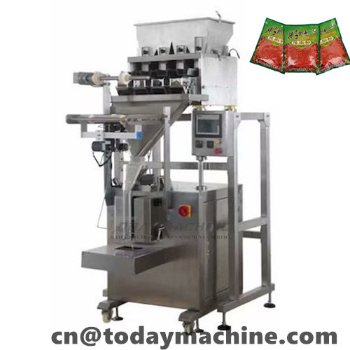 Spice Packaging Machine with Multi Head Weigher for chili,pepper