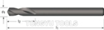 Hss Twist Drill Bits, Asme B. 94. 11m-Single Ended, Fully Ground