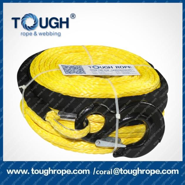 TOUGH ROPE 12v synthetic small hand winch cable SUV all-terrain vehicle rope