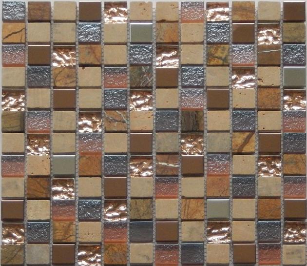 Mosaic marble Creamic Glass Stainless Kitchen Bathroom
