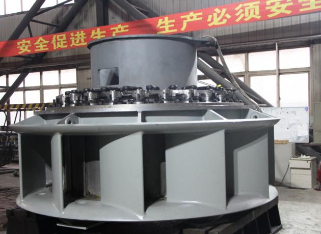High-efficiency and Low-head Cast and CNC-machining Kaplan Turbine for Power Station