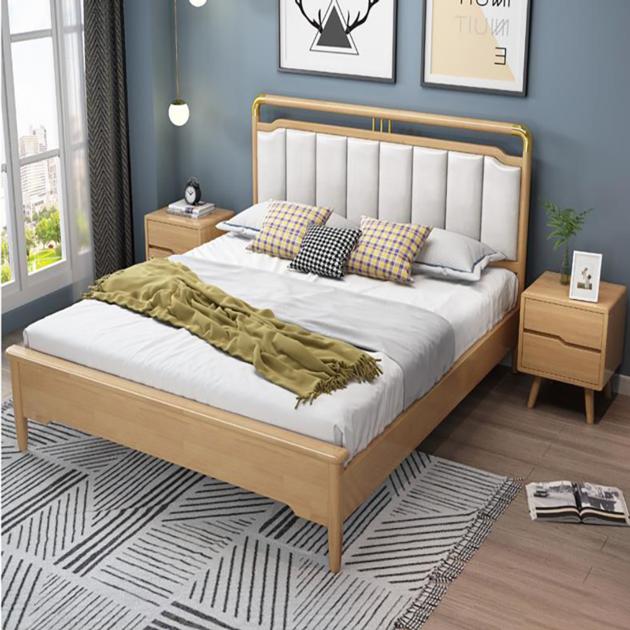Customized Bedroom Furniture Bed Nordic Simplicity