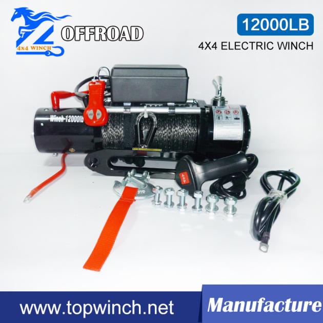 12000LBS 1 DC12V 24V Synthetic Rope